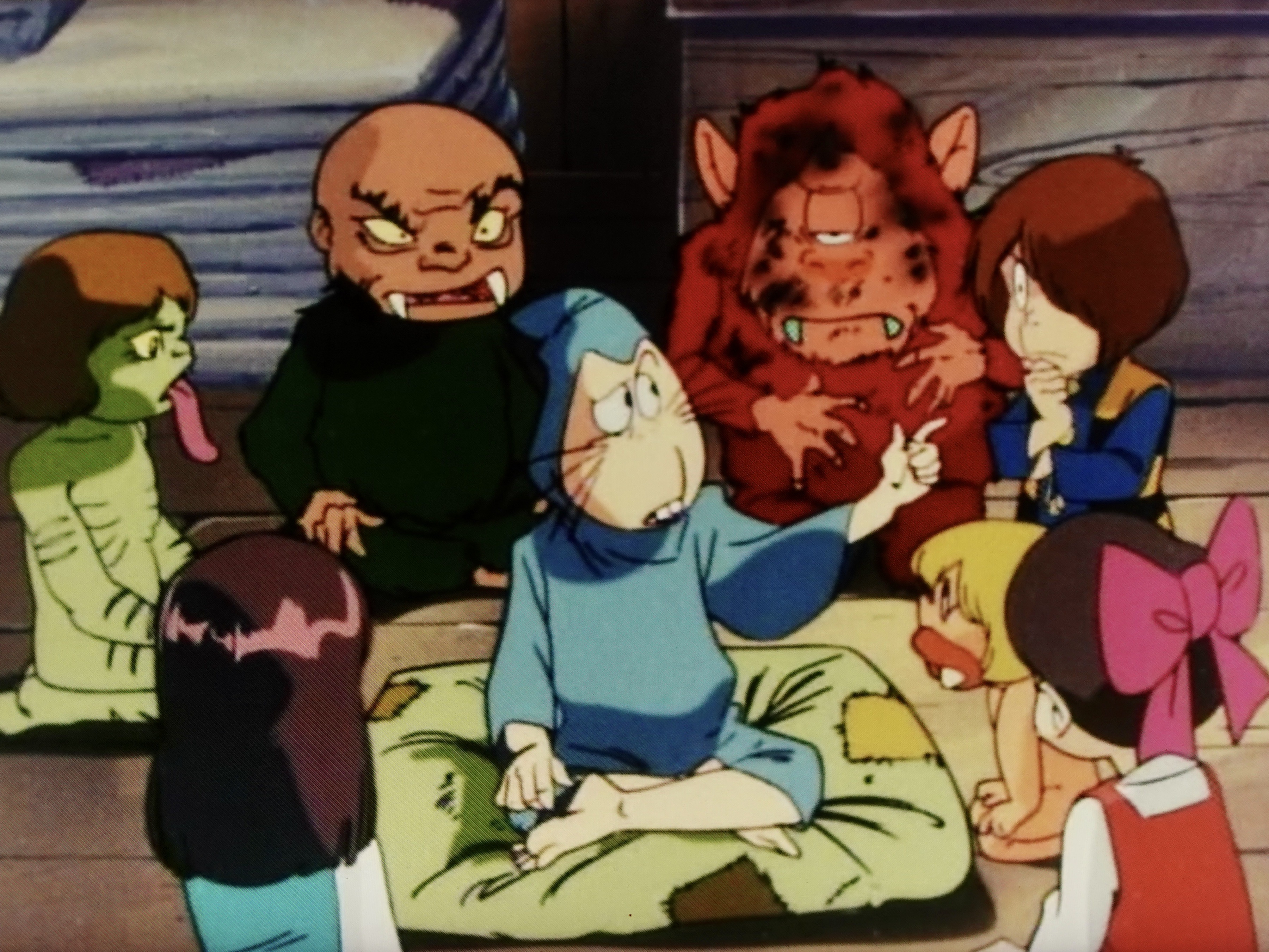 激レア ゲゲゲの鬼太郎 レトロ タオル 境港 水木プロ 東映動画 第3期 妖怪