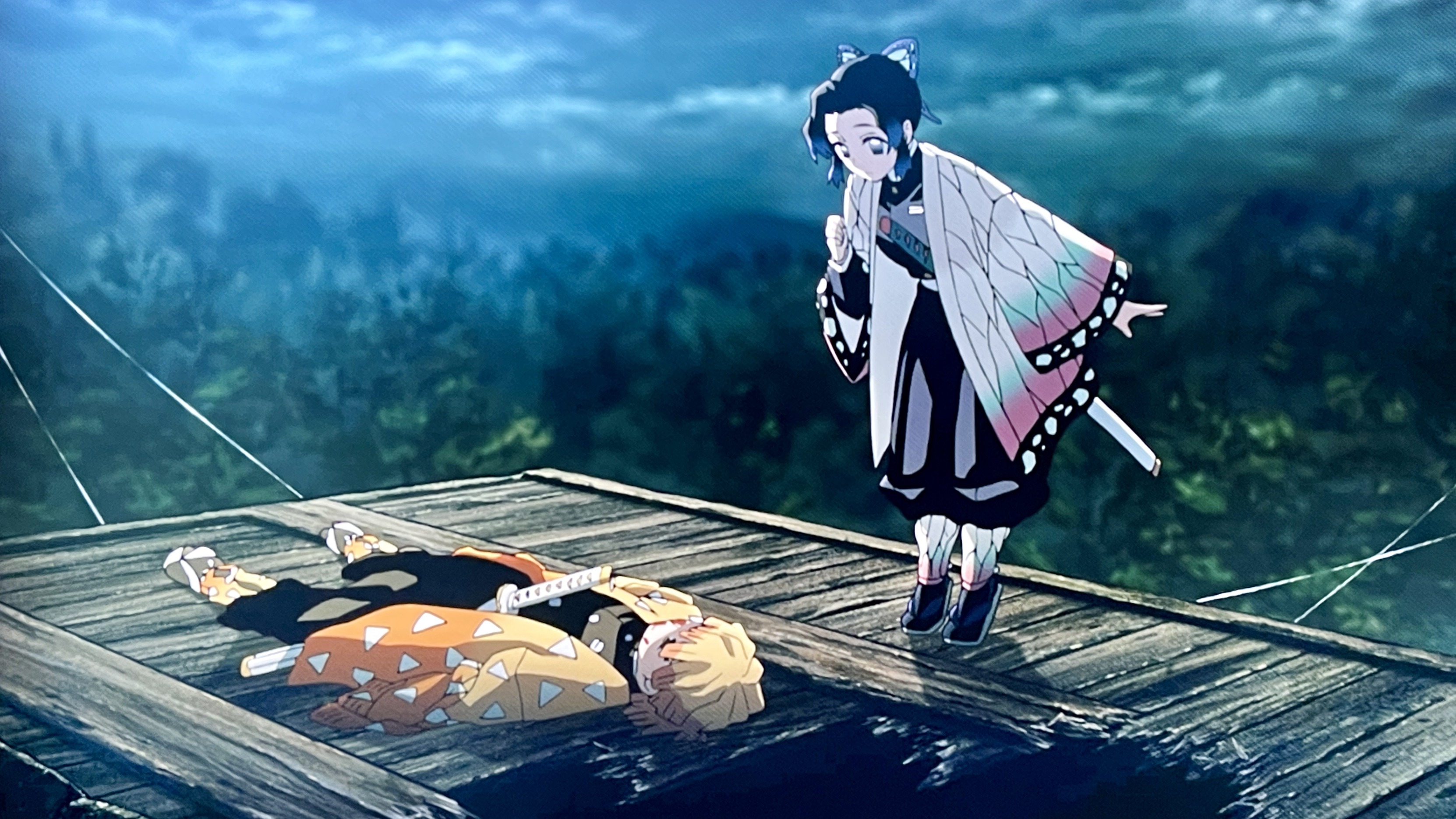 場面写ブロマイド立志編19話ほっかむり炭治郎2種 アニメ鑑賞記：鬼滅の刃(竈門炭治郎 立志編：第19話)ヒノカミ